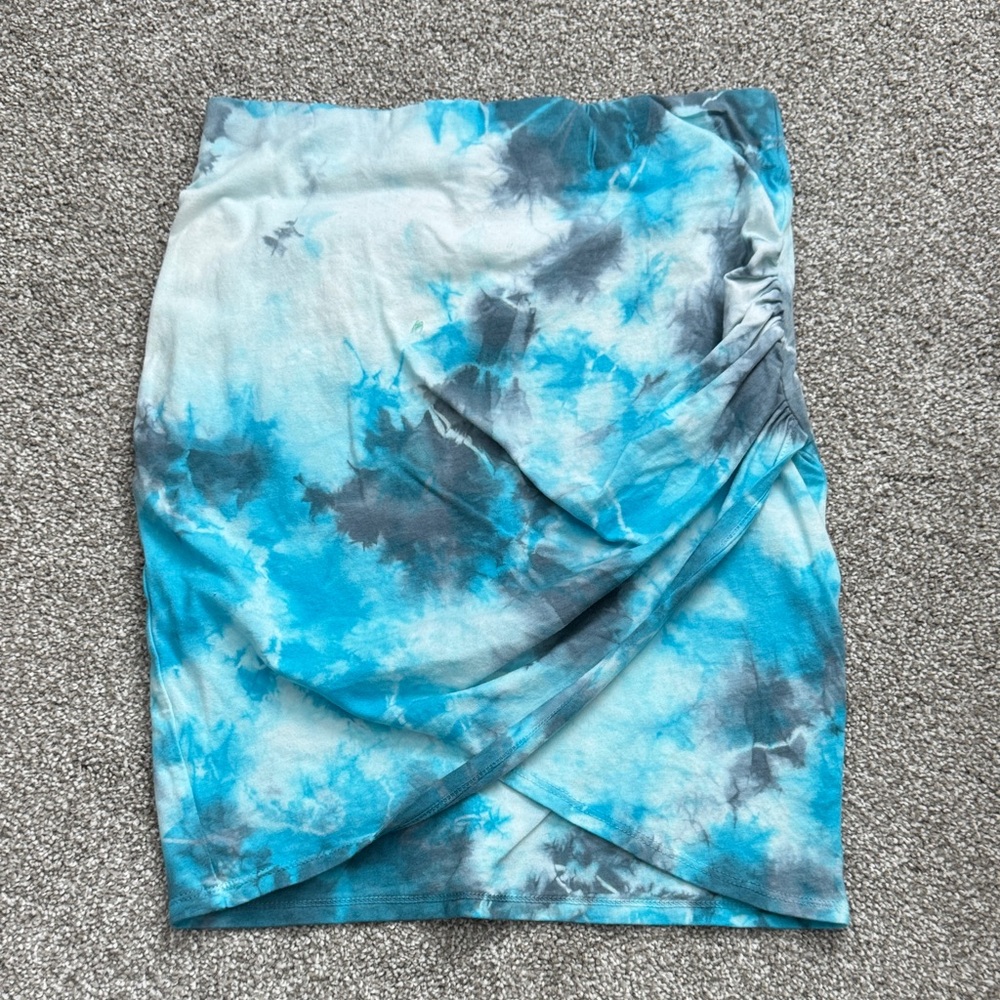 Michael Stars Blue and Gray Skirt